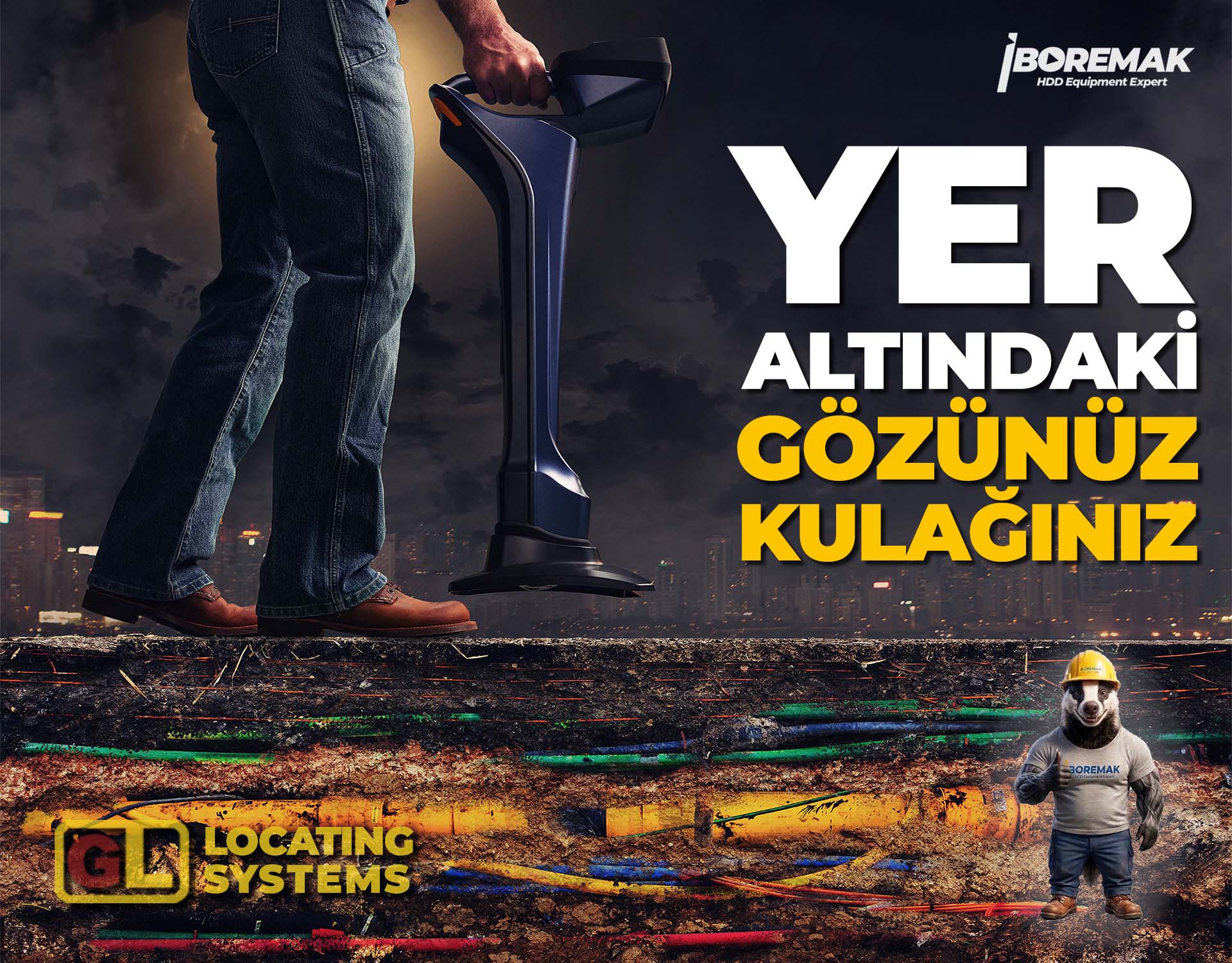 Your eyes and ears underground — Boremak locating systems