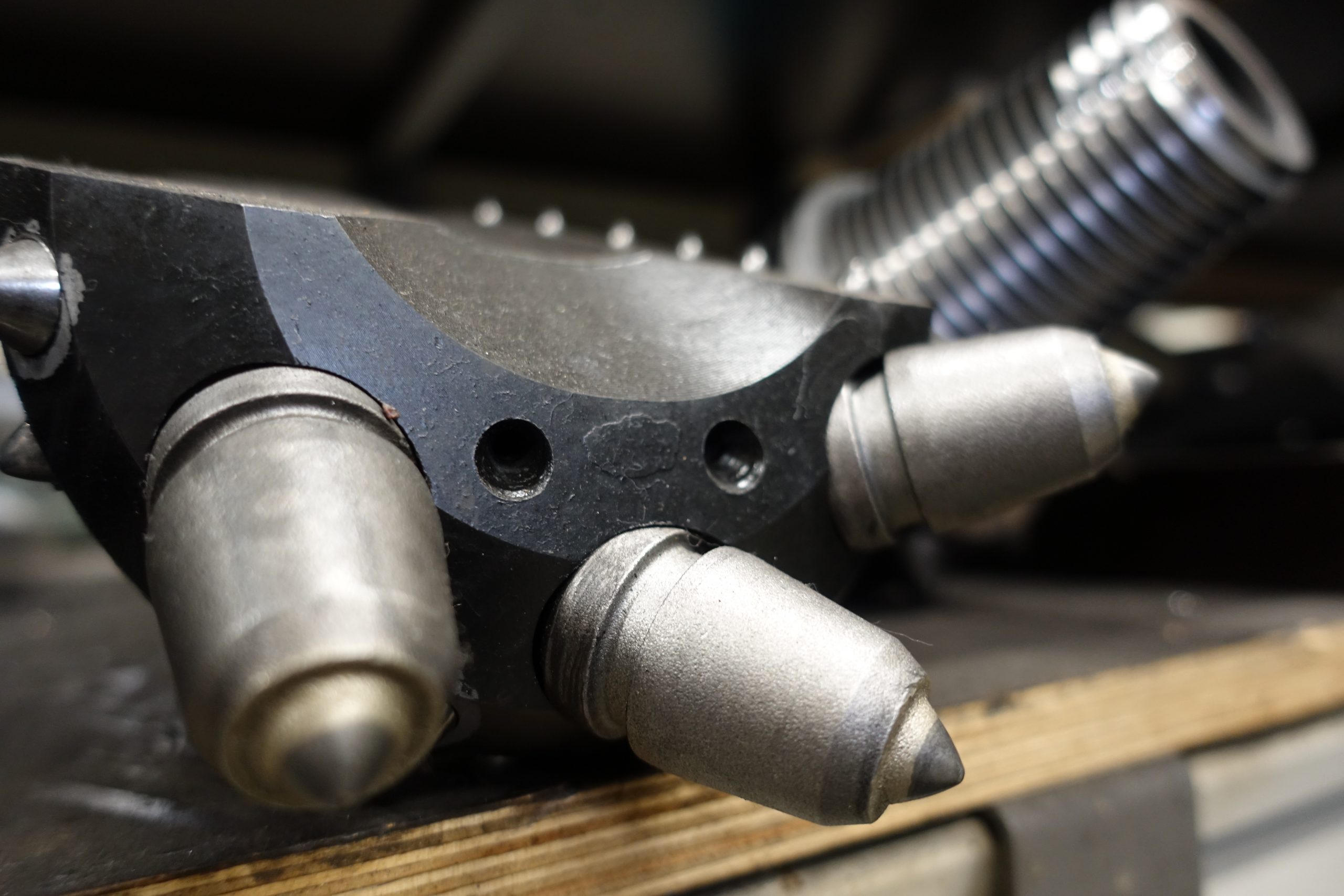 Rock drilling bits in different diameters