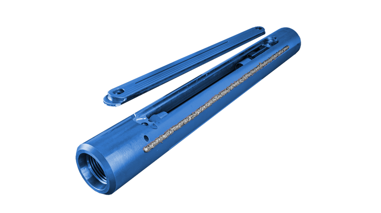 Sonde housing cutaway view