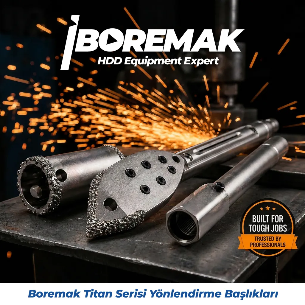 Boremak Titan Serisi yönlendirme başlıkları ve sonde housing